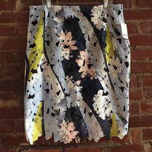 Bar III Colorburst Lace Skirt